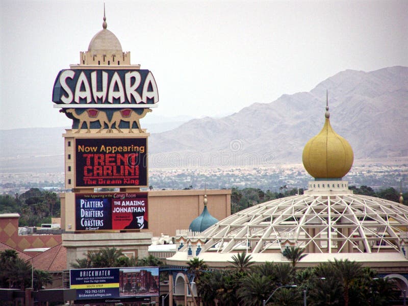 Las Vegas Sahara editorial image. Image of places, desert 92911705