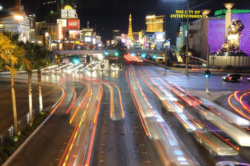 Las Vegas street scene royalty free stock photo