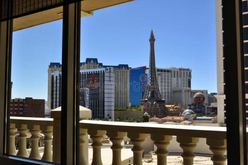 Las Vegas Strip - Luxury Shops in Front of Wynn Hotel Editorial