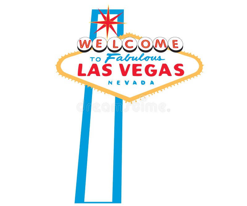 An illustrator file showing the words Welcome to Fabulous Las Vegas Nevada with a red star above all on a white background. Sign produced in a grunge style effect so it does not have perfect edges but has a lived in felling as if it has been around a long time. A. ai version available on request. Poker black white vectors
