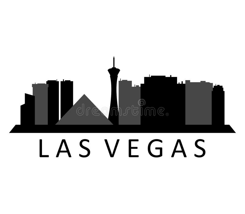 Las- Vegasskyline veranschaulicht vektor abbildung Las- Vegasskyline veranschaulicht vektor abbildung