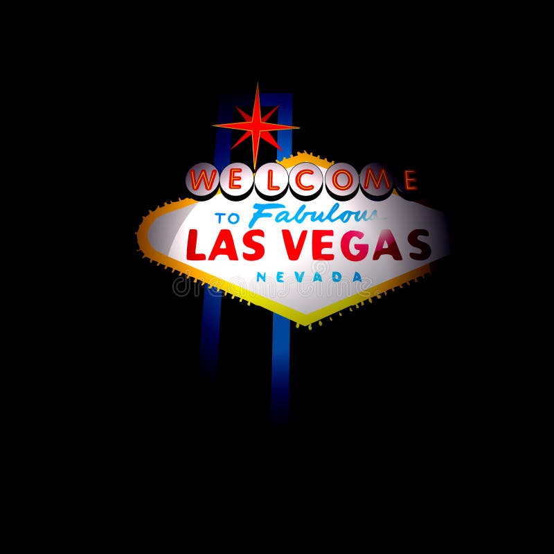 Las- Vegaswillkommenes Zeichen