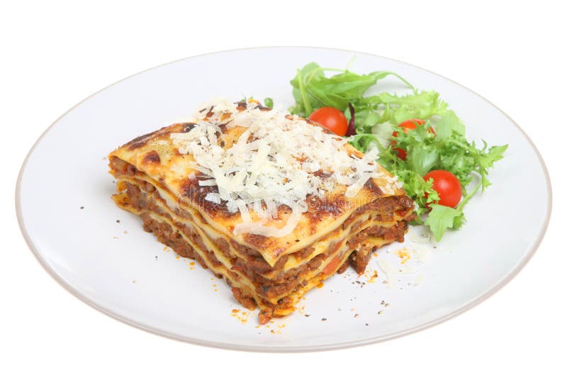 Lasagne or Lasagna Meal stock image. Image of lasagne 3532751