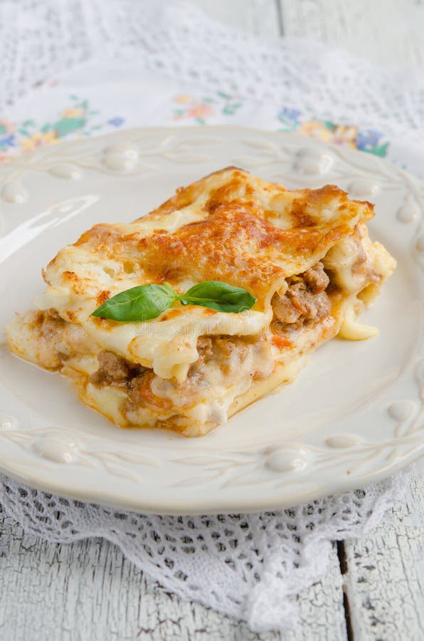 Vegetable lasagna stock image. Image of fresh, layer 44894717