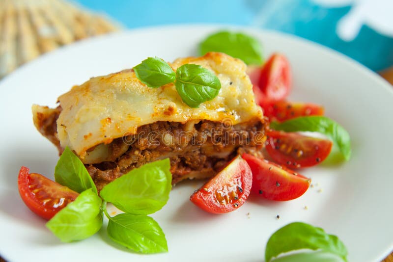 Lasagna italiano foto de stock Lasagna italiano foto de stock