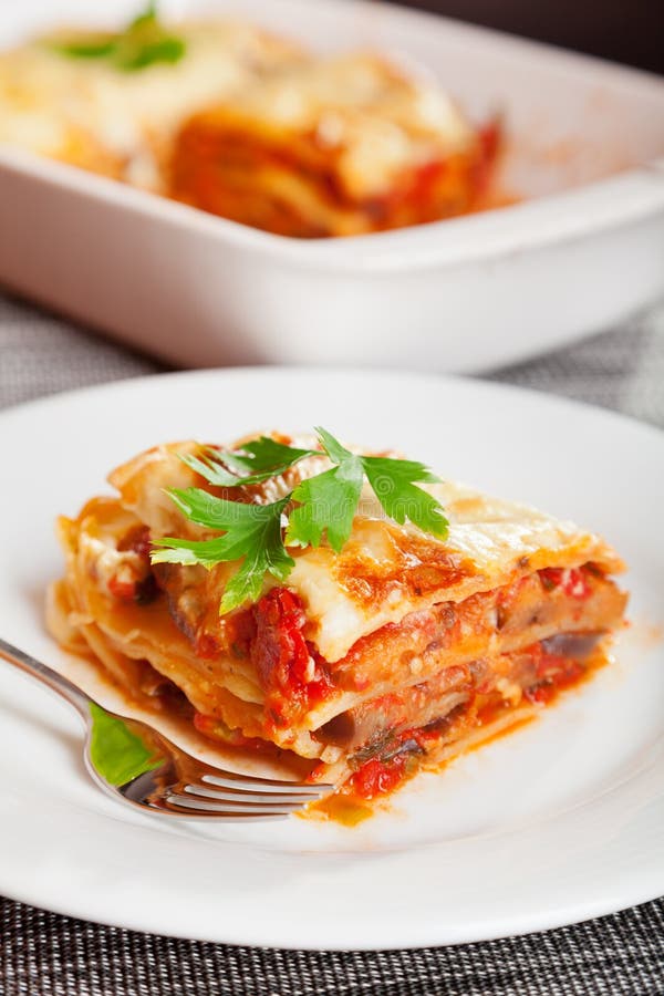 Lasagna stock image. Image of object, lasagne, ready 48819019