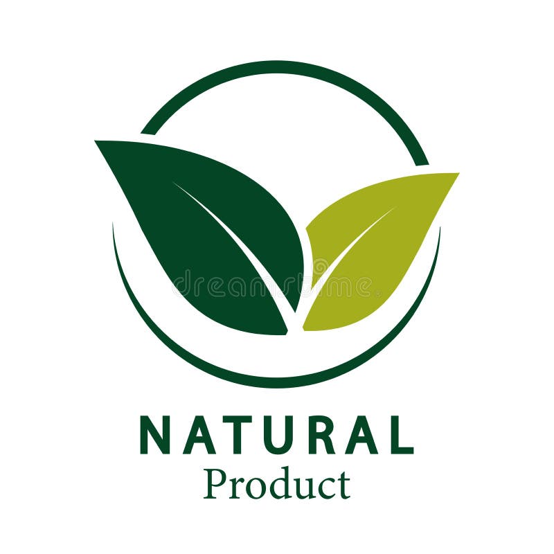 Lasci la progettazione naturale prodotto naturale di logo