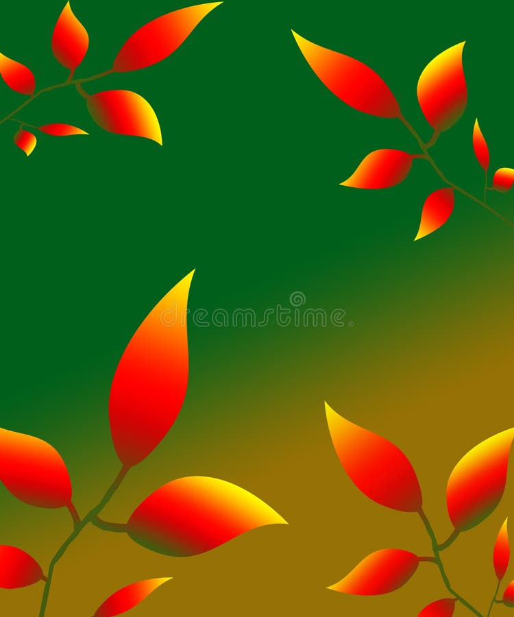 Leaves petals illustration autumn nature red yellow 2017. Leaves petals illustration autumn nature red yellow 2017