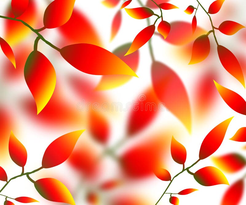Leaves petals illustration autumn nature red yellow 2017. Leaves petals illustration autumn nature red yellow 2017