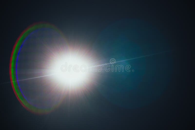 A Laser Beam of a Movie Projector in the Process of Broadcasting a