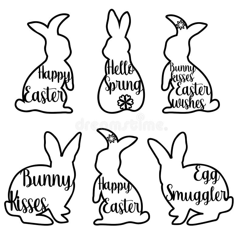 Laser-cut Easter Bunny Rabbit. Hare for Die Cutting. Laser Cutting Rabbit Template Easter Bunny Set in Simple Line Style Stock Vector - Illustration of fancy, hare: 211559946 Laser-Cut Easter Bunny Rabbit. Hare For Die Cutting. Laser Cutting Rabbit Template Easter Bunny Set In Simple Line Style Stock Vector - Illustration Of Fancy, Hare: 211559946
