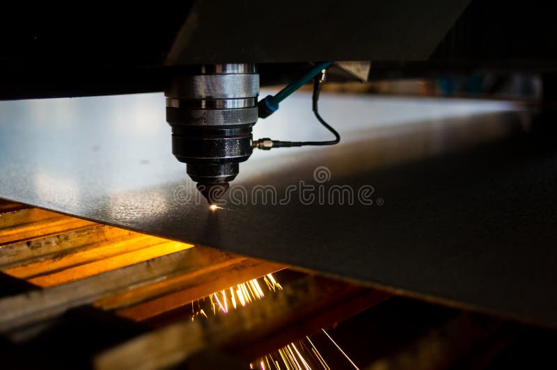 Laser Cutting machine Parts Stock Photo Image of cutting, dazzling
