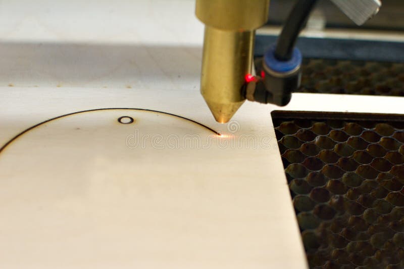 Laser Engraver, Laser Burning on Wood Stock Image Image of burn, manufacturing 170231285