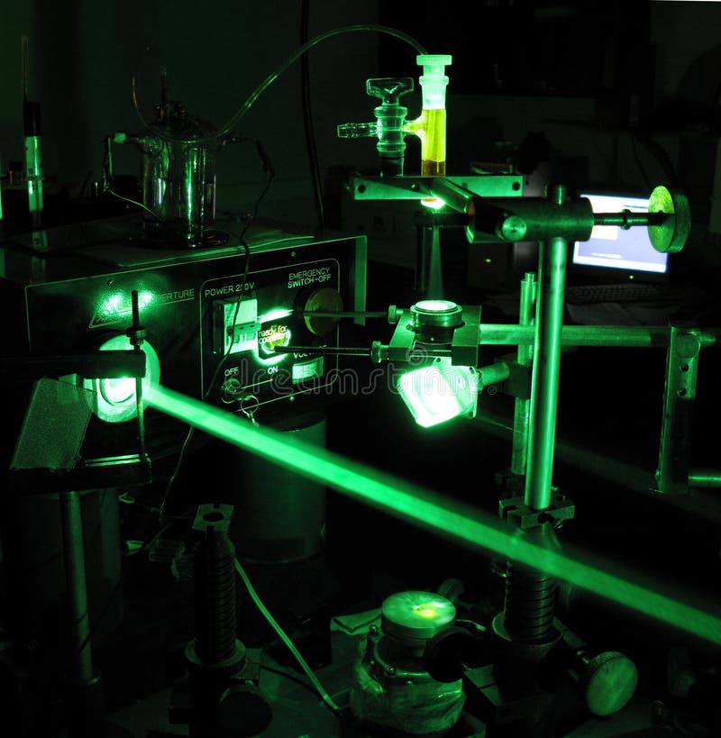 Laser cavity stock photo. Image of lens, play, glow, luminescence