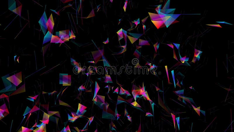 Laser glitch. Abstract plexus background for different events and projects. Seamless loop. stock illustration