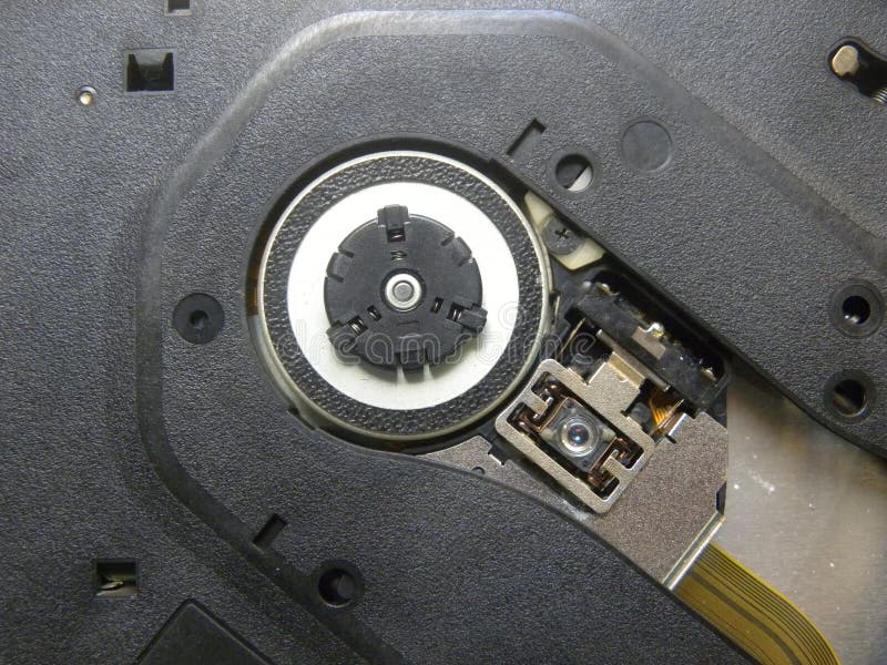 Laser head of CD drive stock photo. Image of memory 186909874
