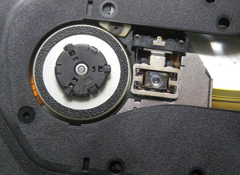 Laser head of CD DVD drive stock image. Image of lens 186909913