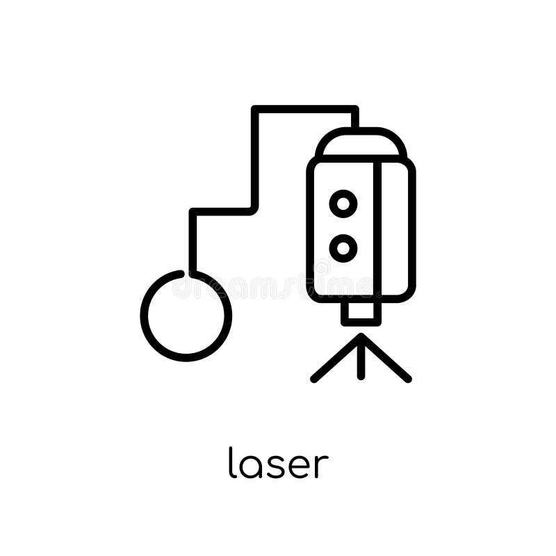Laser icon from collection. royalty free illustration