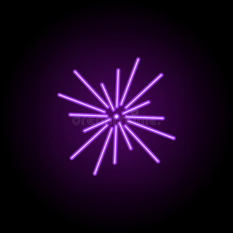 Laser icon. Elements of Laser in neon style icons. Simple icon for websites, web design, mobile app, info graphics vector illustration