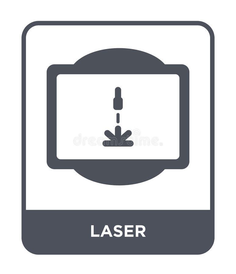 Laser icon in trendy design style. laser icon isolated on white background. laser vector icon simple and modern flat symbol for royalty free illustration