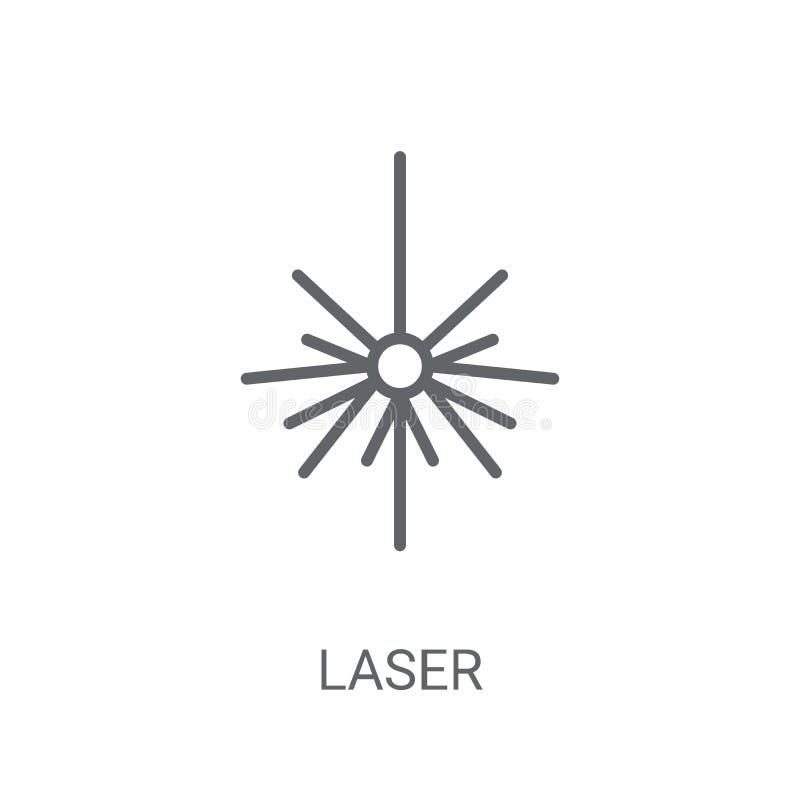 Laser icon. Trendy Laser logo concept on white background from S royalty free illustration