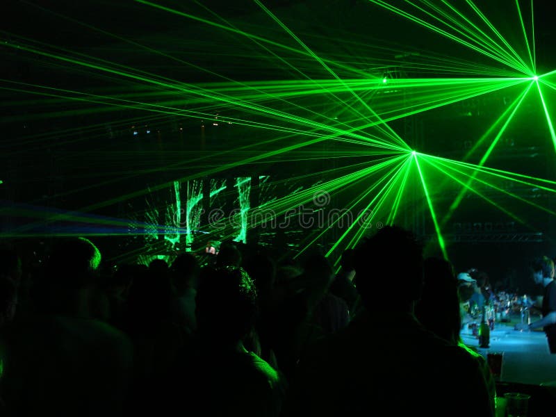 Helt vildt succes Ødelægge Laser party stock image. Image of laser, sound, lightshow - 2020369