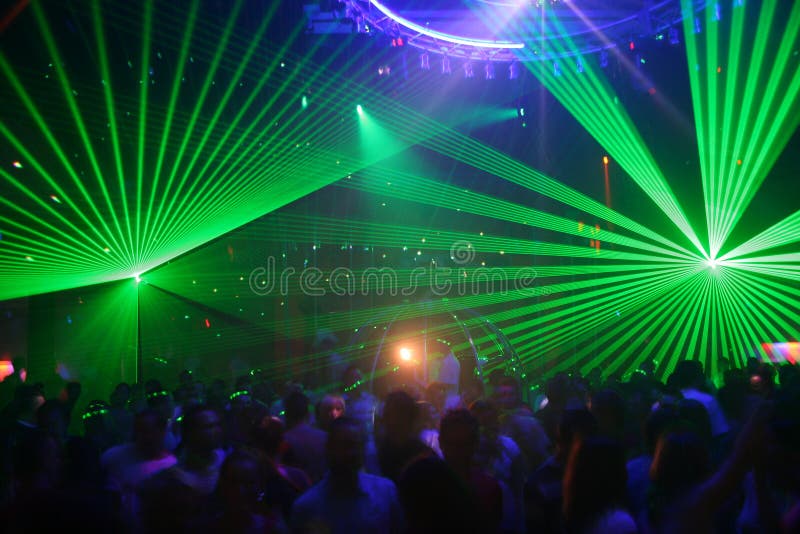 Eccellente del laser di verde di musica di festa.