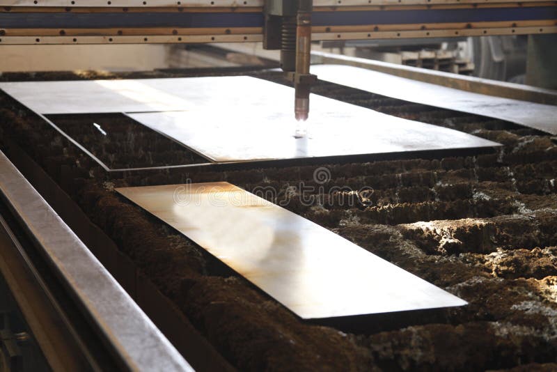 CNC metal cutting stock image. Image of construction 188438603