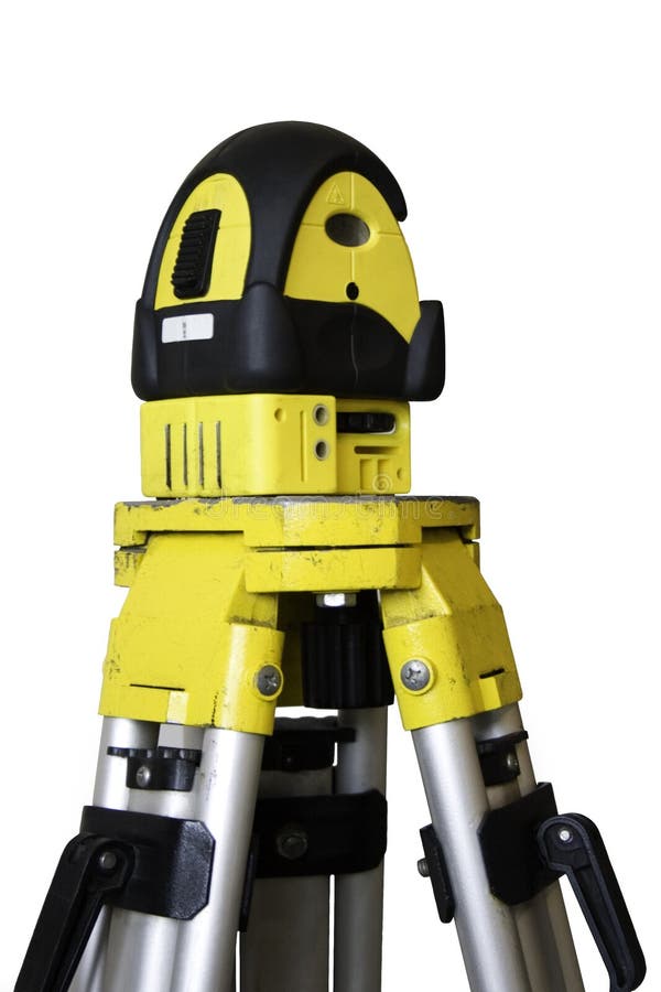 Laser spirit level stock photography