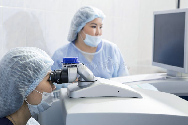 Laser Surgery for Vision Correction Stock Image Image of operation
