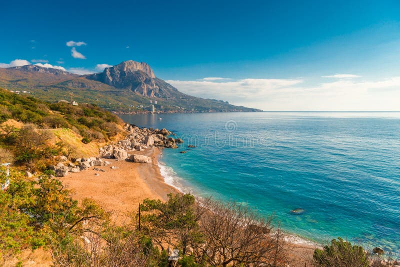 Laspi bay, Crimea seascape