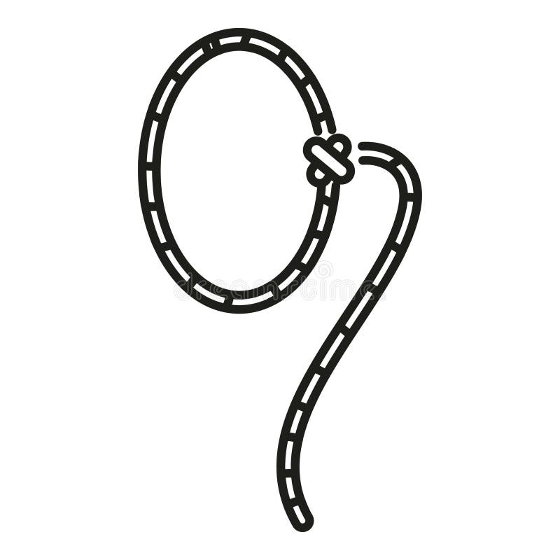 Cowboy Lasso Rope Knot Stock Illustrations 406 Cowboy Lasso Rope Knot