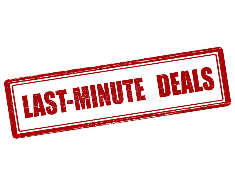 Last minute deals stock vector. Illustration of dealings - 82295824
