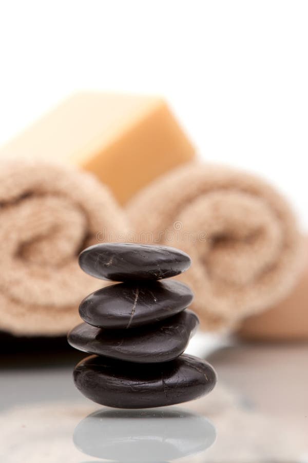 Lastone therapy stones stock photo. Image of reflection - 12354594