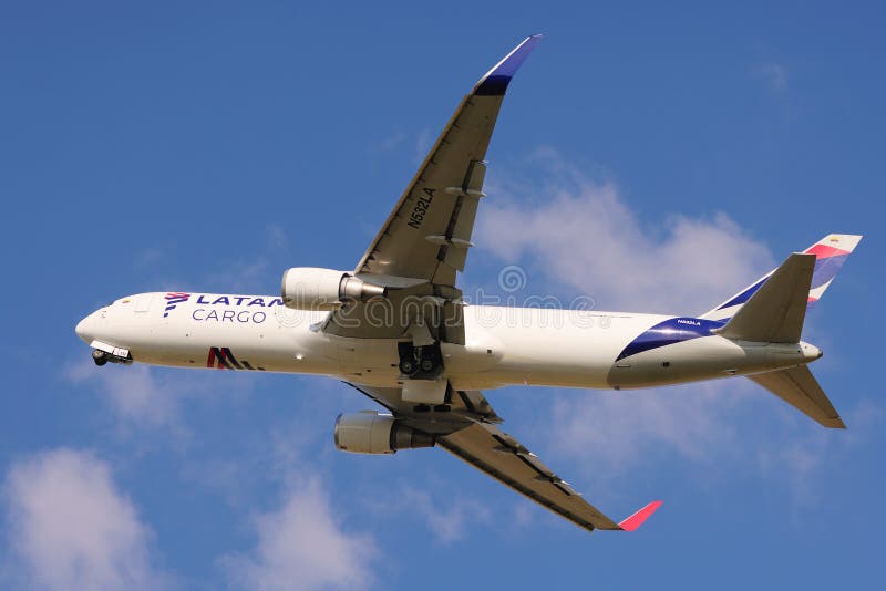 LATAM CARGO Boeing 767 editorial stock photo. Image of wing