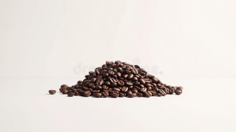 Latas de café marrón oscuro con fondo blanco stock de ilustración