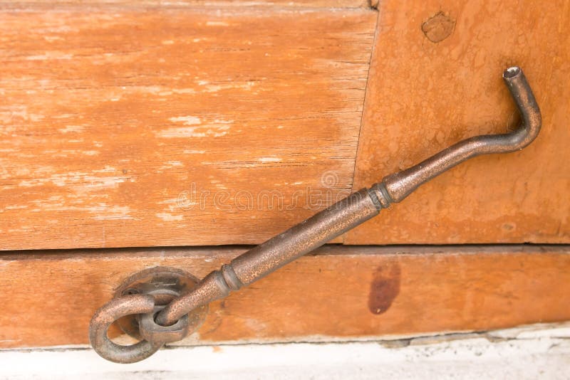 The Hook Latch for a Window Stock Photo Image of object, window 59296172
