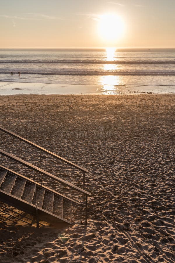 Late Afternoon On The Beach Stock Photo Image Of Back Wood 88031446