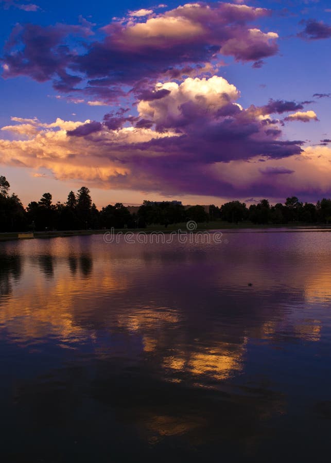 Late Afternoon at City Park, Denver royalty free stock image Late Afternoon at City Park, Denver royalty free stock image