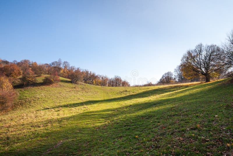 Late autumn in mountains