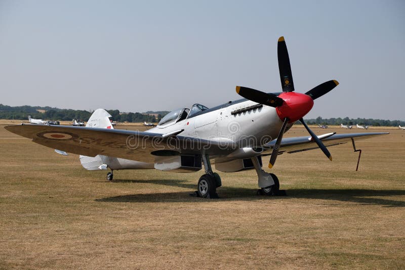 Late model Supermarine Spitfire. stock photo Late model Supermarine Spitfire. stock photo