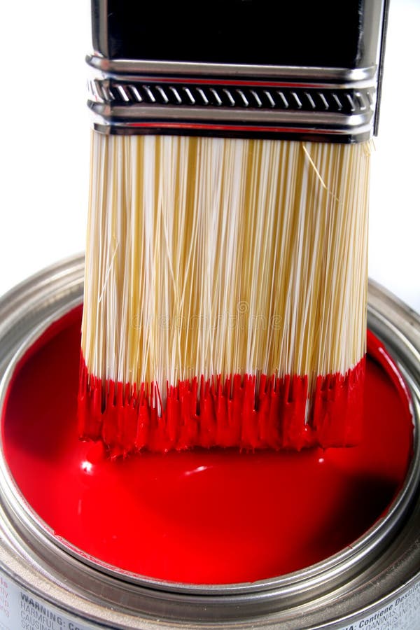 Latex House Paint stock image. Image of bristles, acrylic 505961