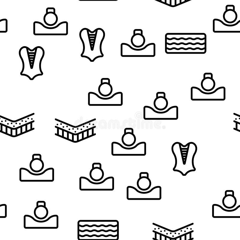 Glove of Latex Icon Vector. Isolated Contour Symbol Illustration Stock