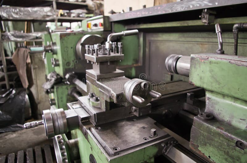 The lathe stock image