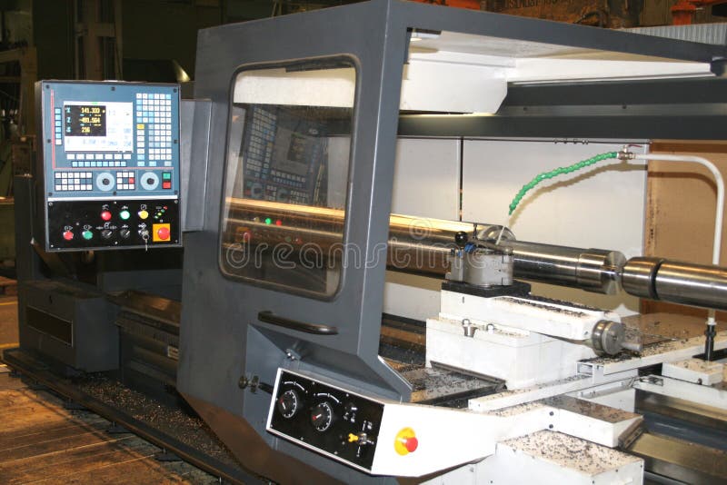 Lathe Turning Stainless Steel Stock Photo Image of iron, machine 3757996