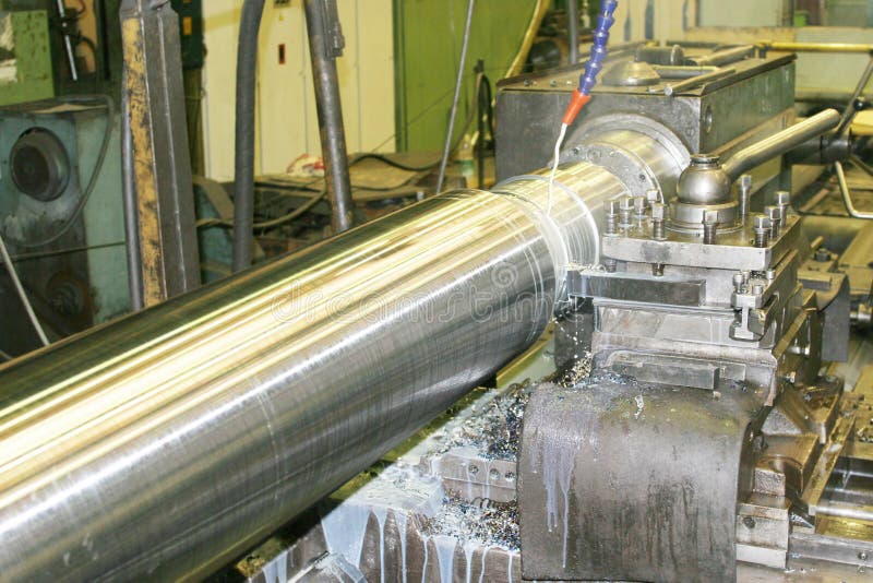 Lathe Turning Stainless Steel Stock Photo Image of craft, tool 9661918