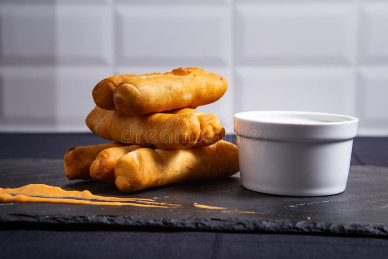 LatinAmerican Appetizers Called Tequenos Stock Image Image of tasty