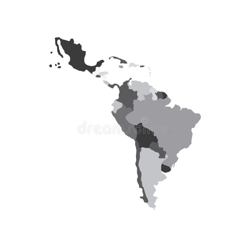 Latinamerikaöversikt stock illustrationer Latinamerikaöversikt stock illustrationer