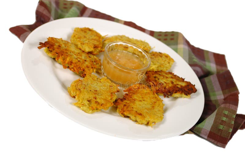 Latkes immagini stock Latkes immagini stock