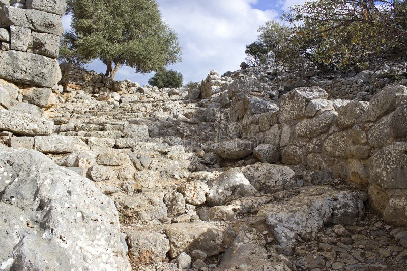 Lato, Ancient City in Crete Stock Image - Image of lato, horizontal ...